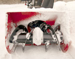 Check snowmobile auger